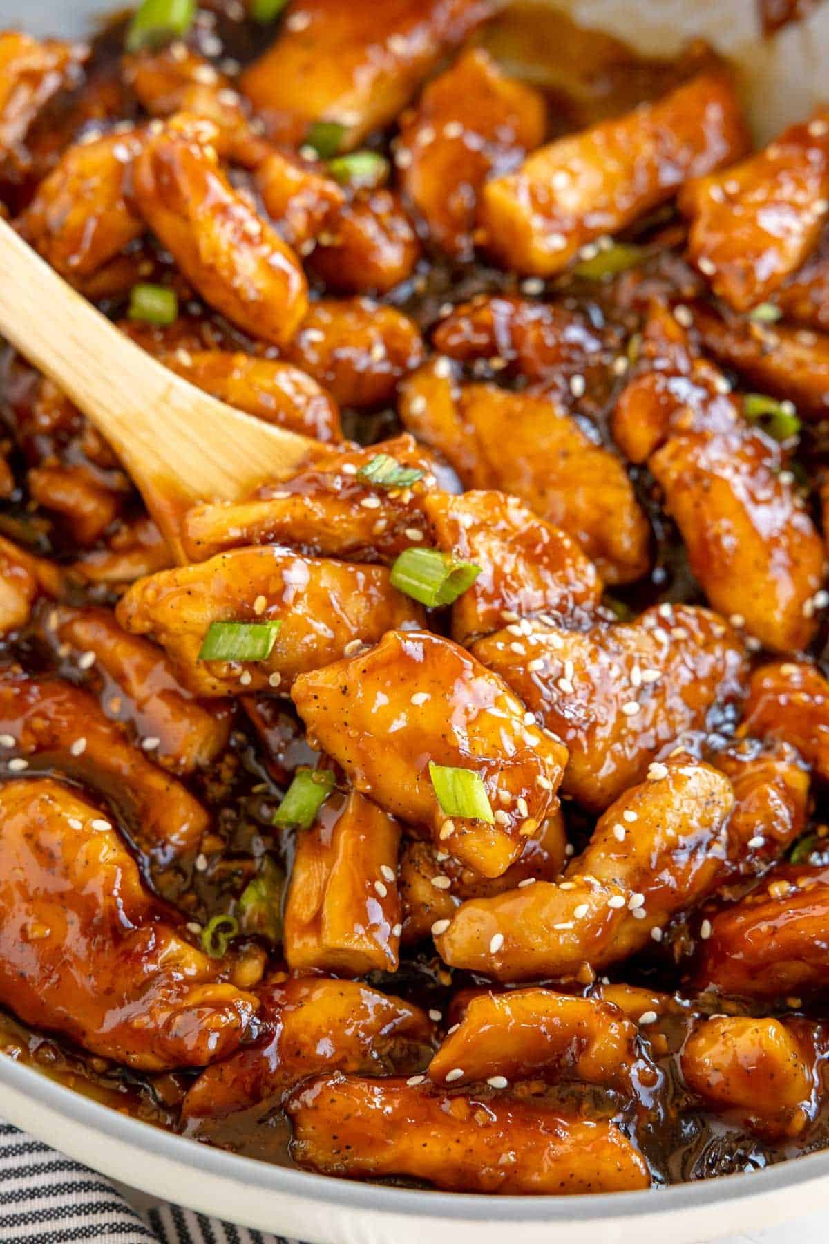 Skillet Bourbon Chicken Recipe (Stove Top)