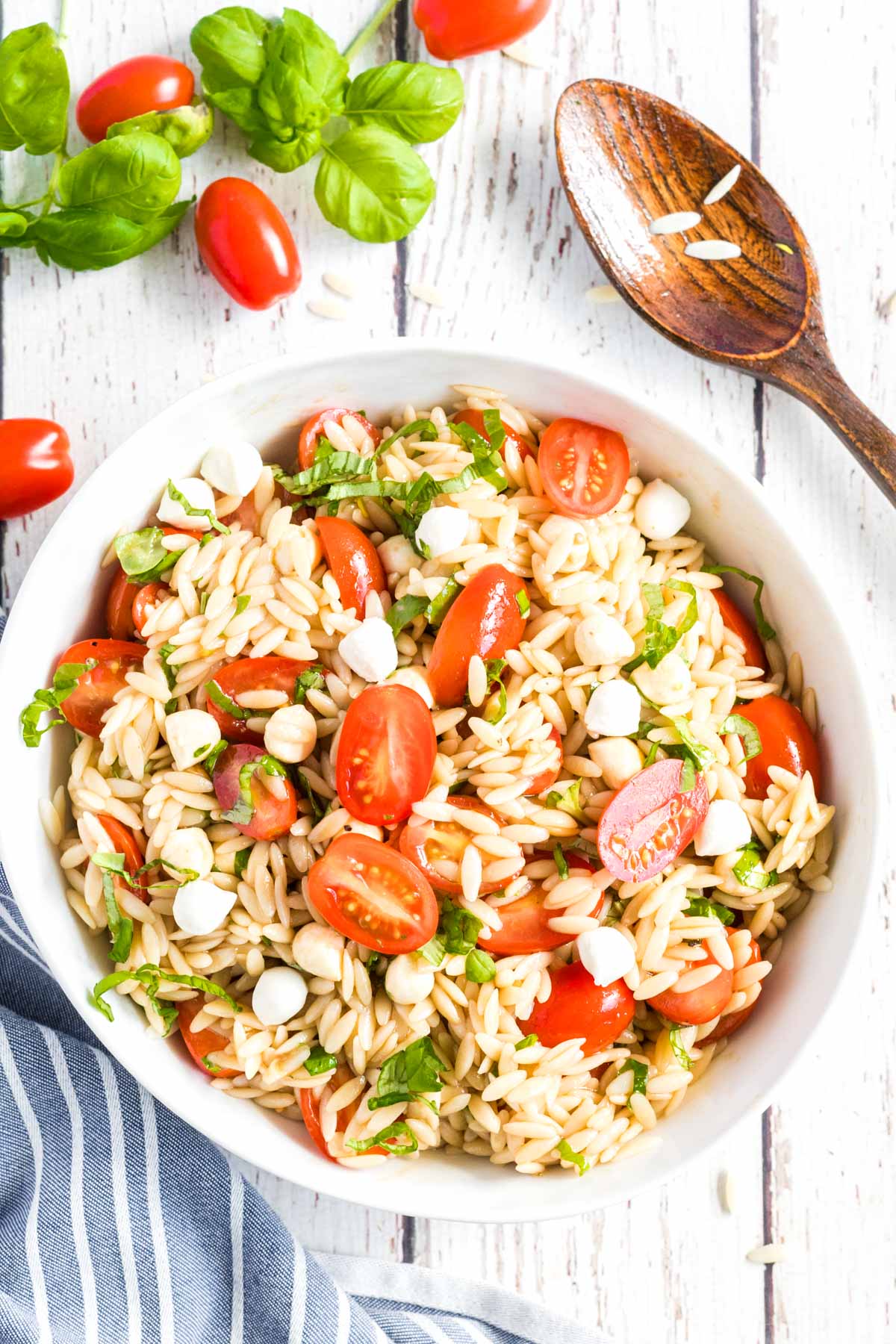 Caprese Orzo Salad (Perfect Summer Side or Light Lunch!)
