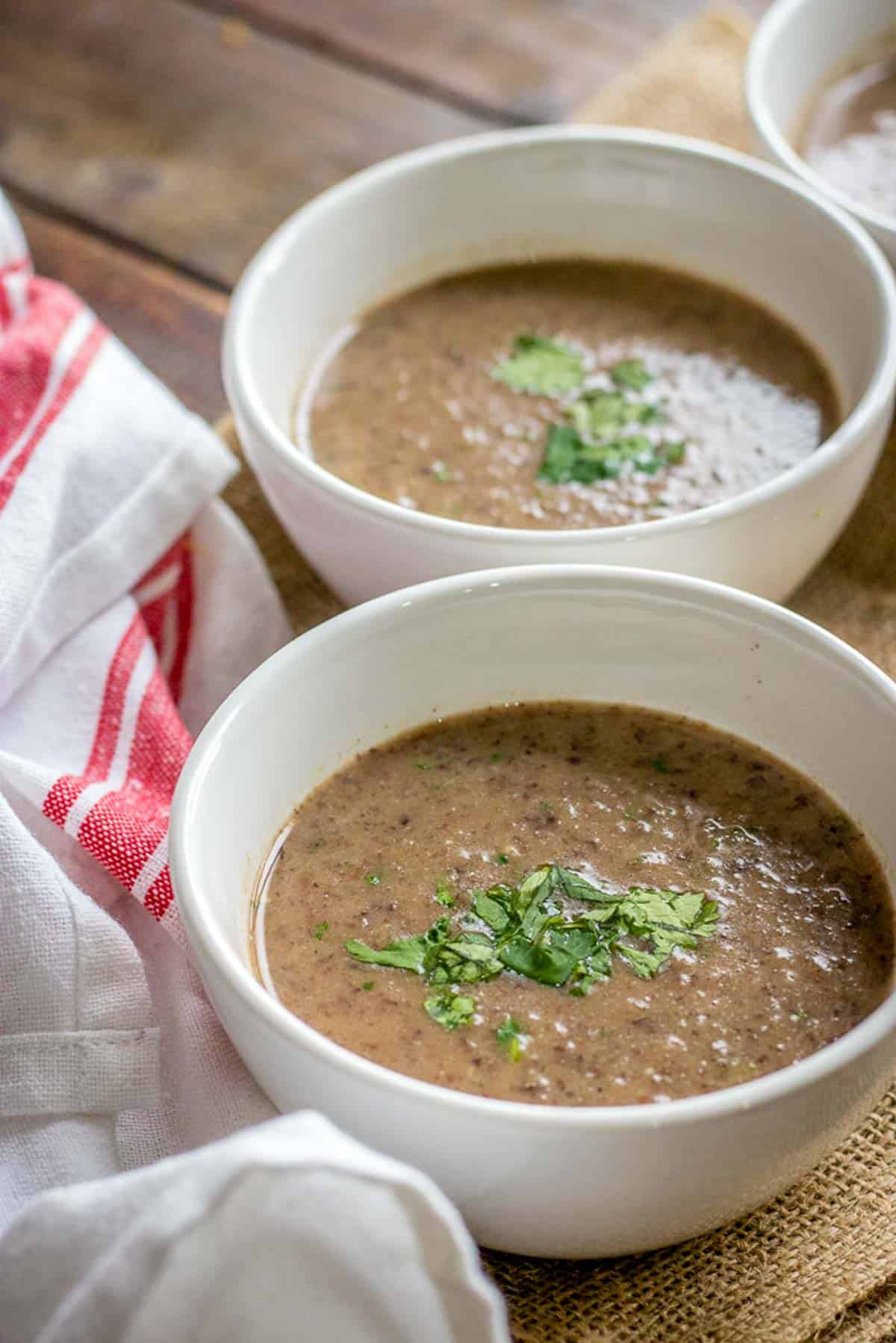 Easy Black Bean Soup Recipe (just 20 minutes!)