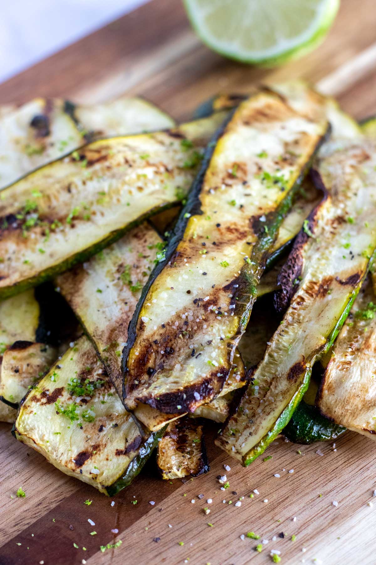 Grilled Zucchini with Lime
