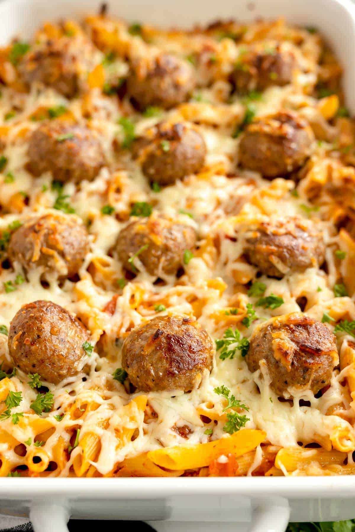 4 Ingredient Meatball Casserole