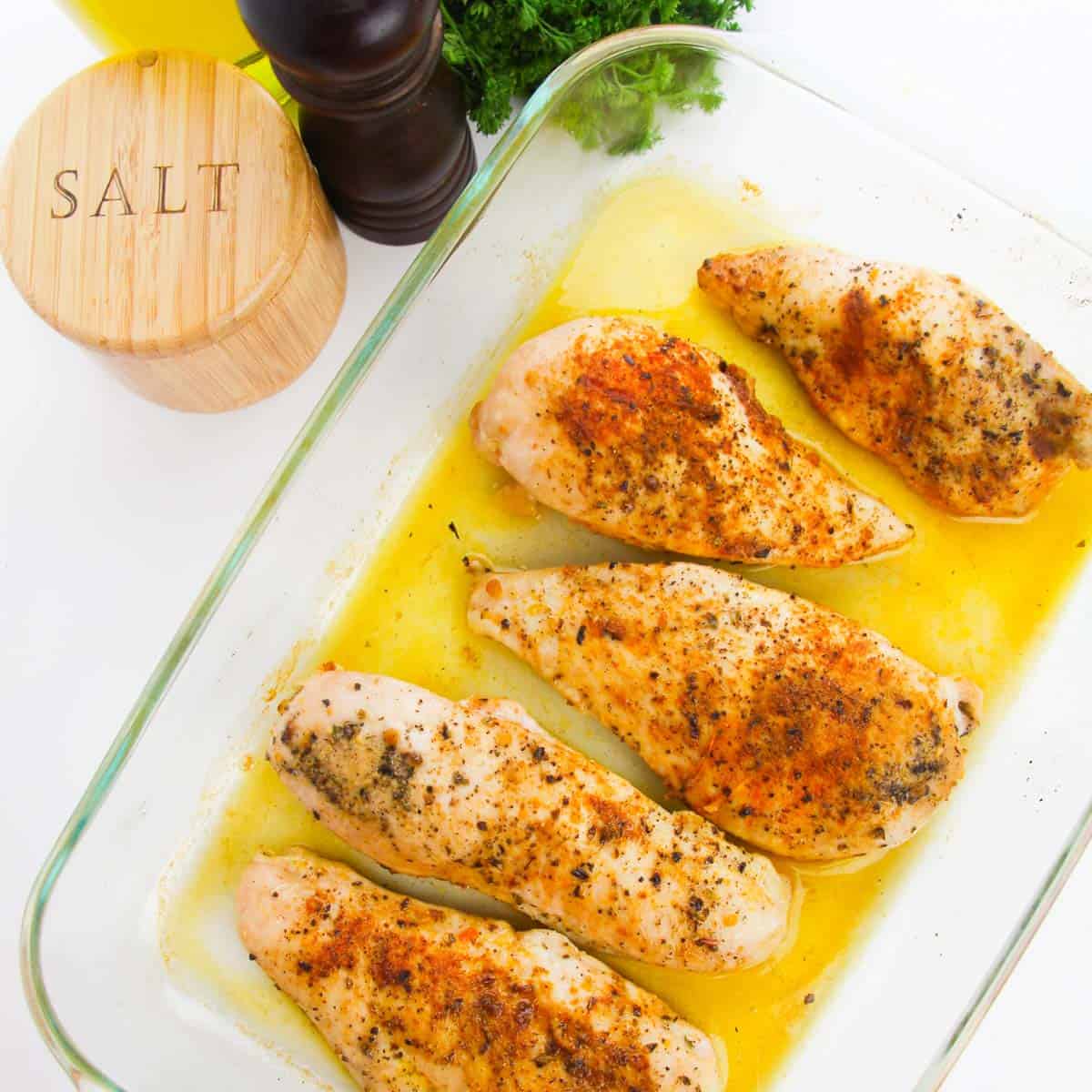 Juicy Oven Baked Chicken Breasts