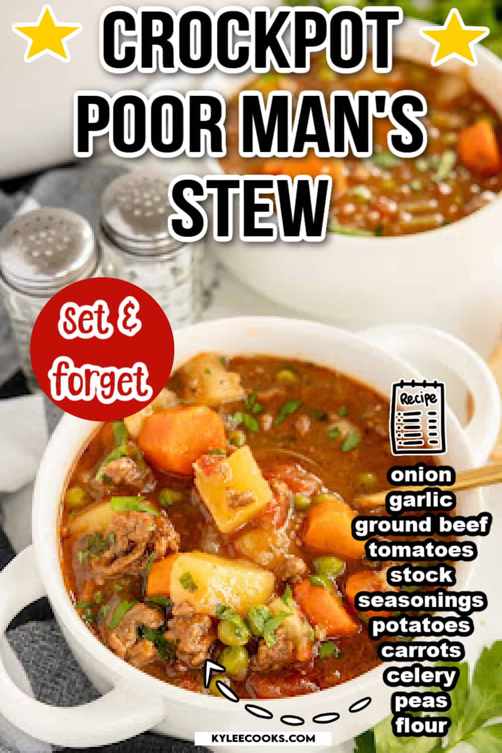 a bowl of beef stew.