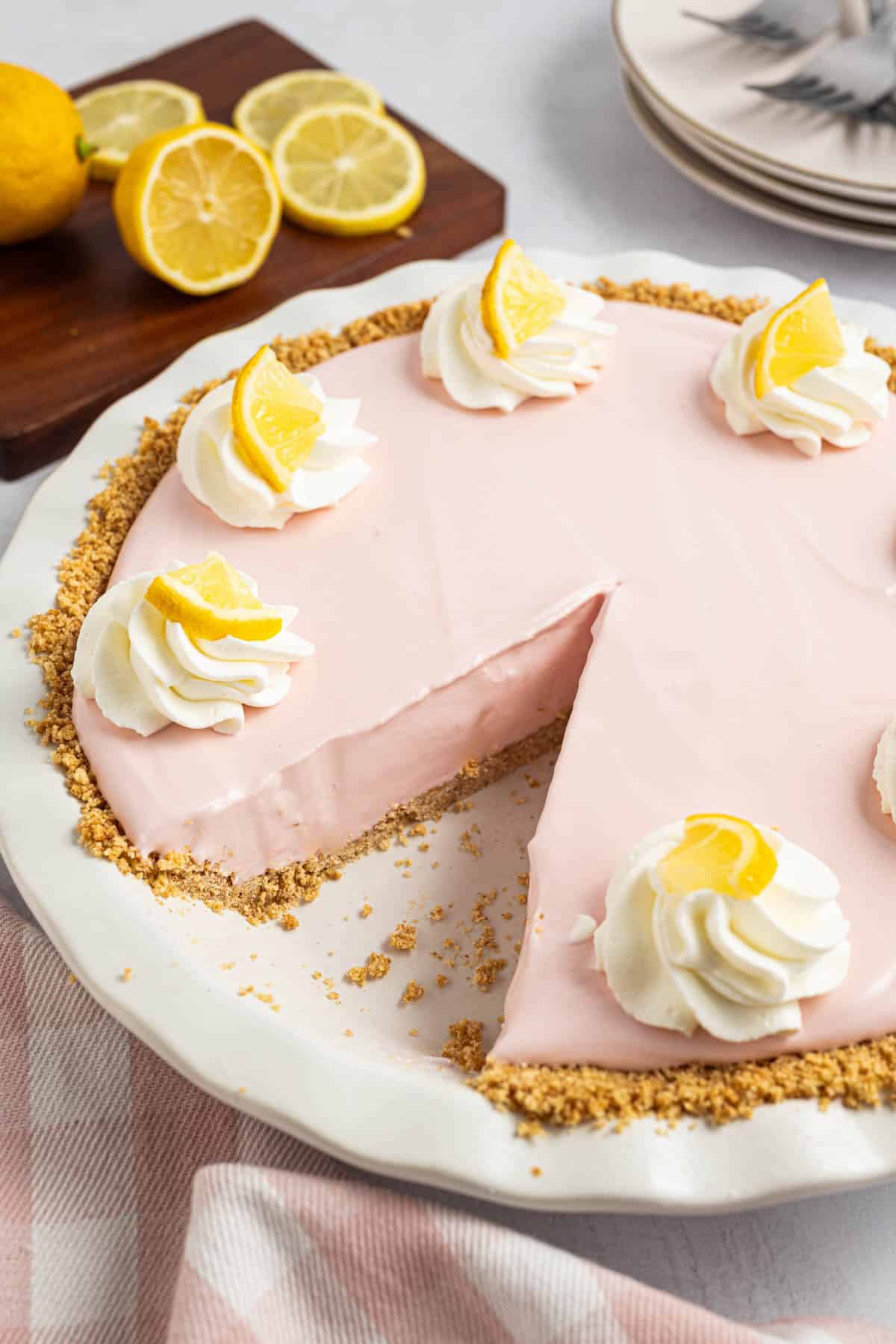 Pink Lemonade Pie Recipe (Easy No-Bake Dessert)