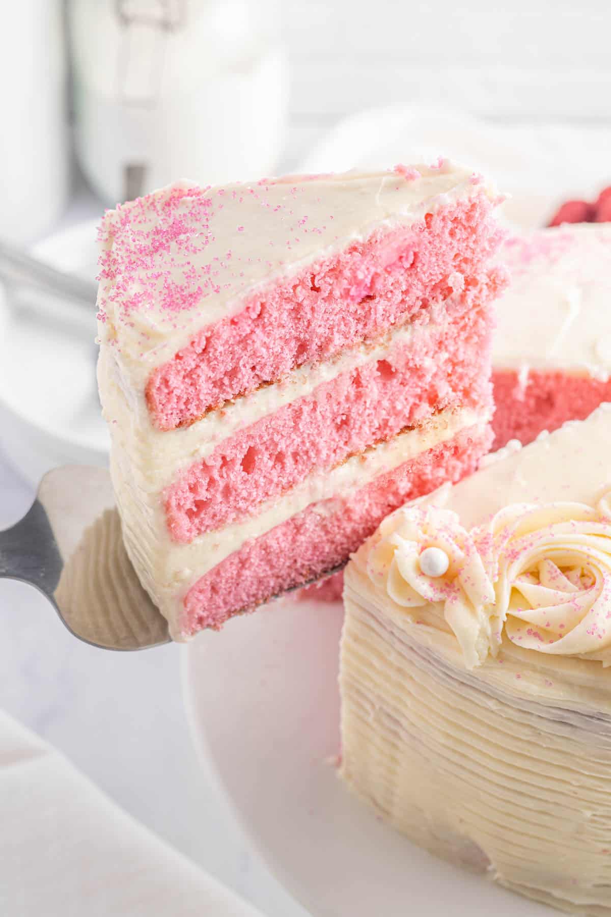 Pink Velvet Cake Recipe (from scratch!)