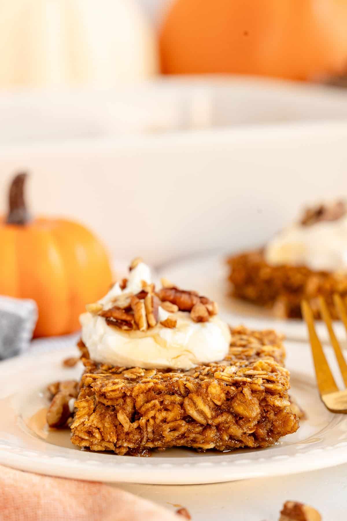 Pumpkin Baked Oatmeal