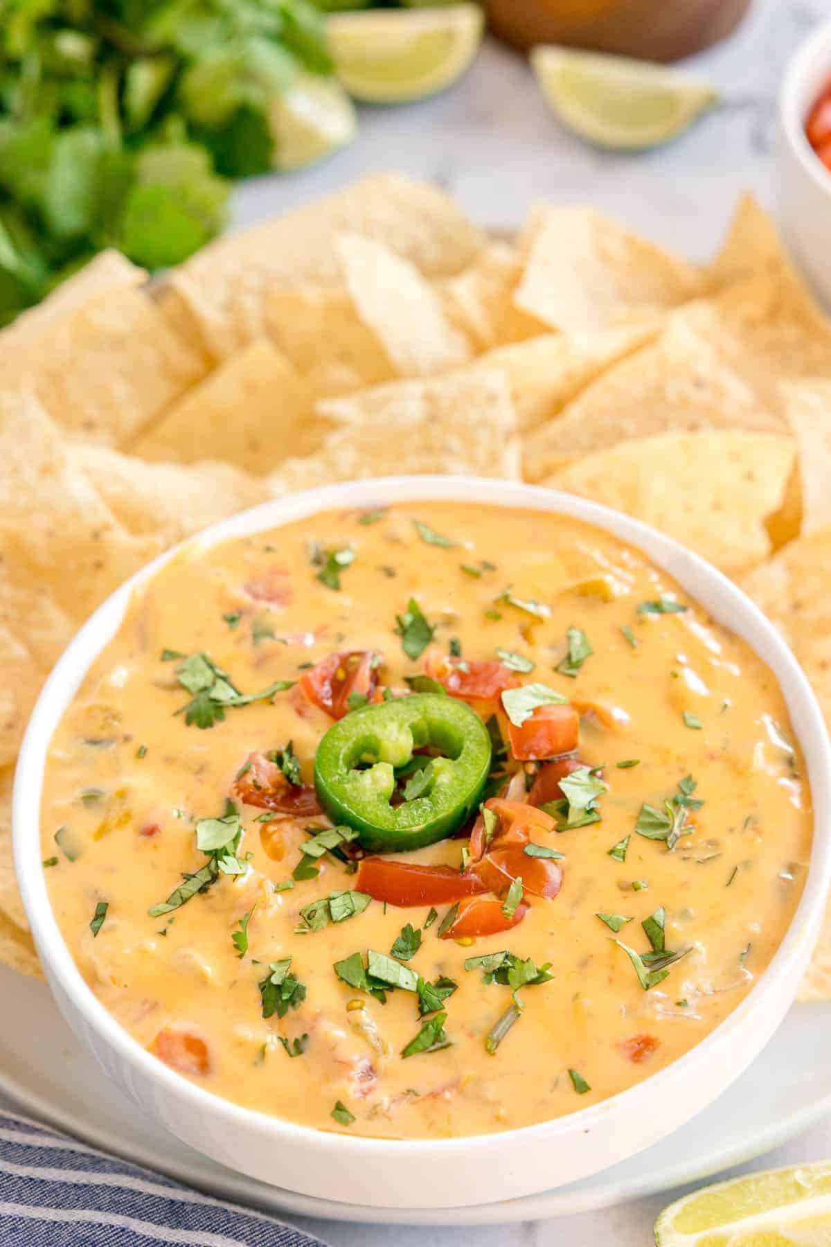 Easy Queso Dip Recipe (with Velveeta)