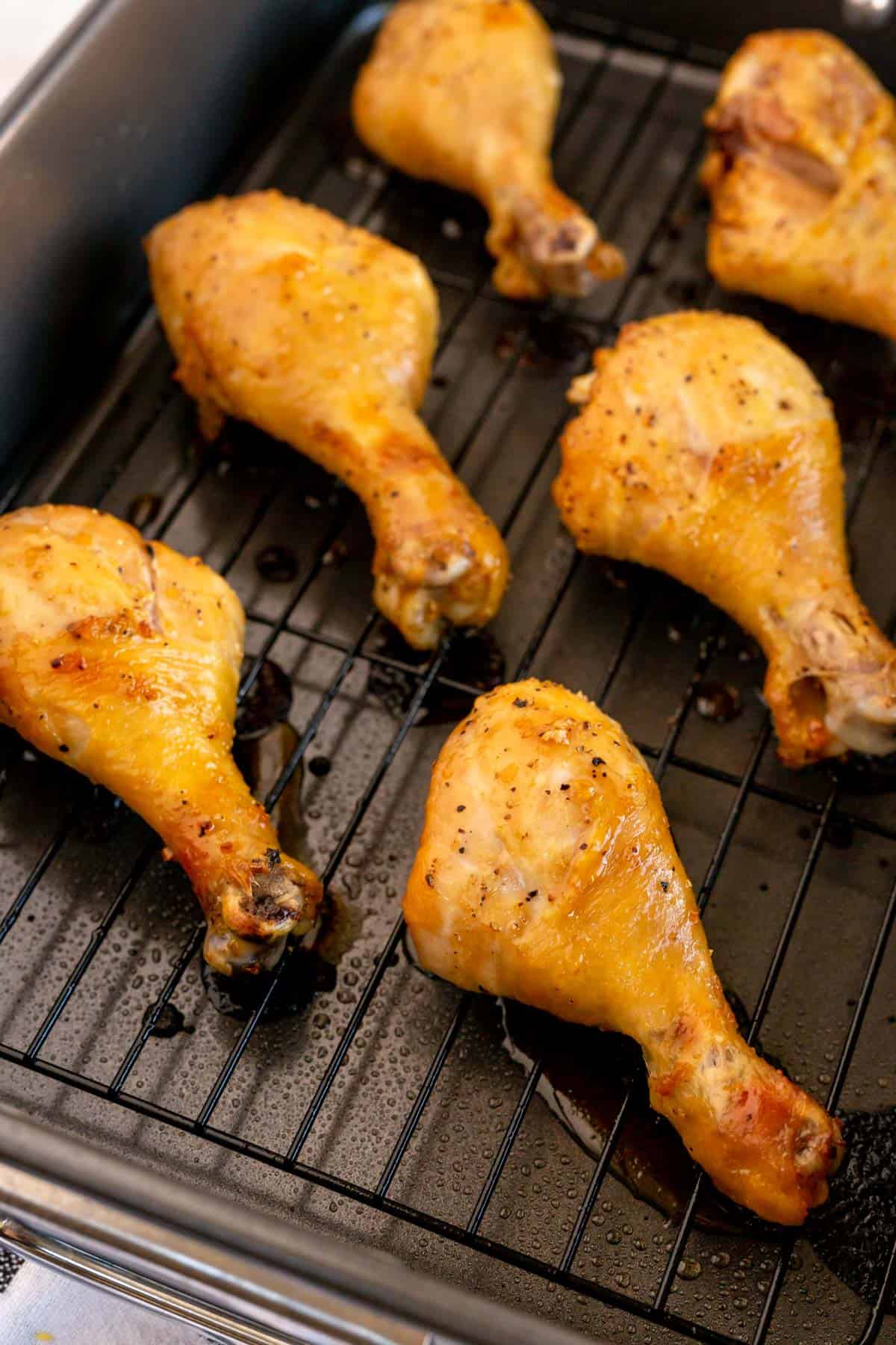 Roasted Chicken Drumsticks (Maple Ginger)