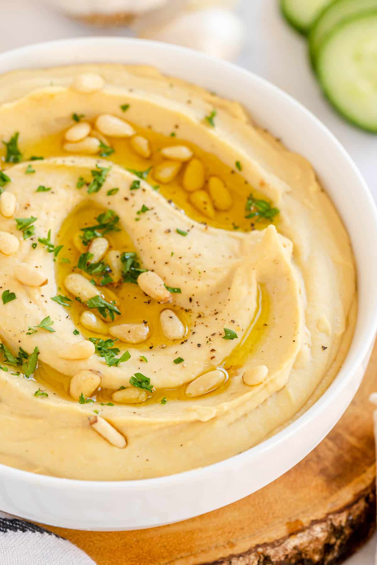 The Best Roasted Garlic Hummus