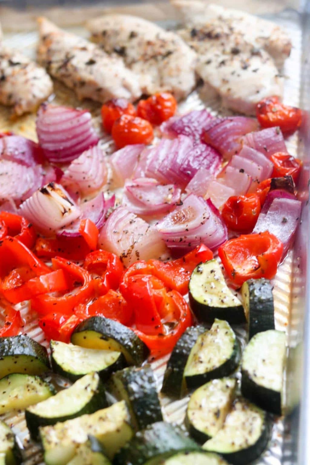 Sheet Pan Chicken Dinner (Low carb!)