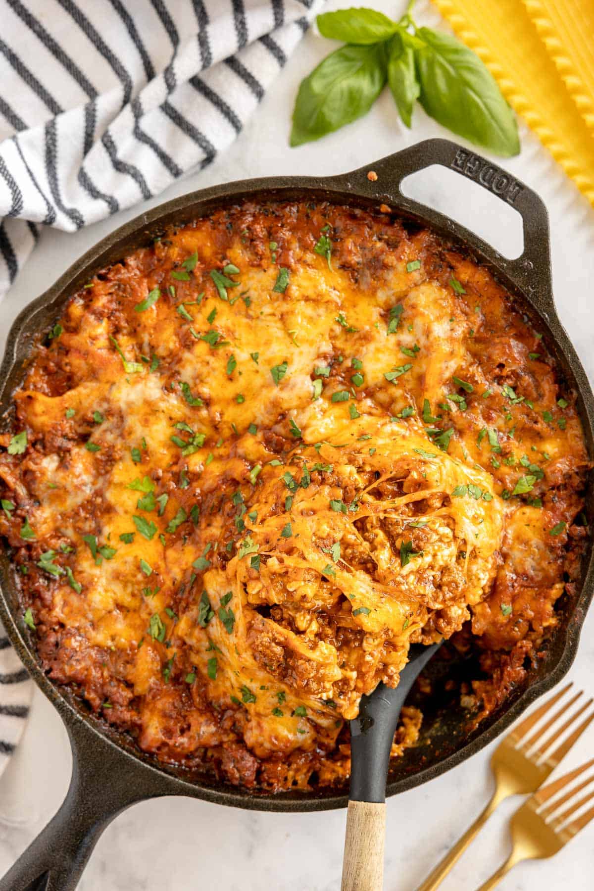 Easy Skillet Lasagna Recipe