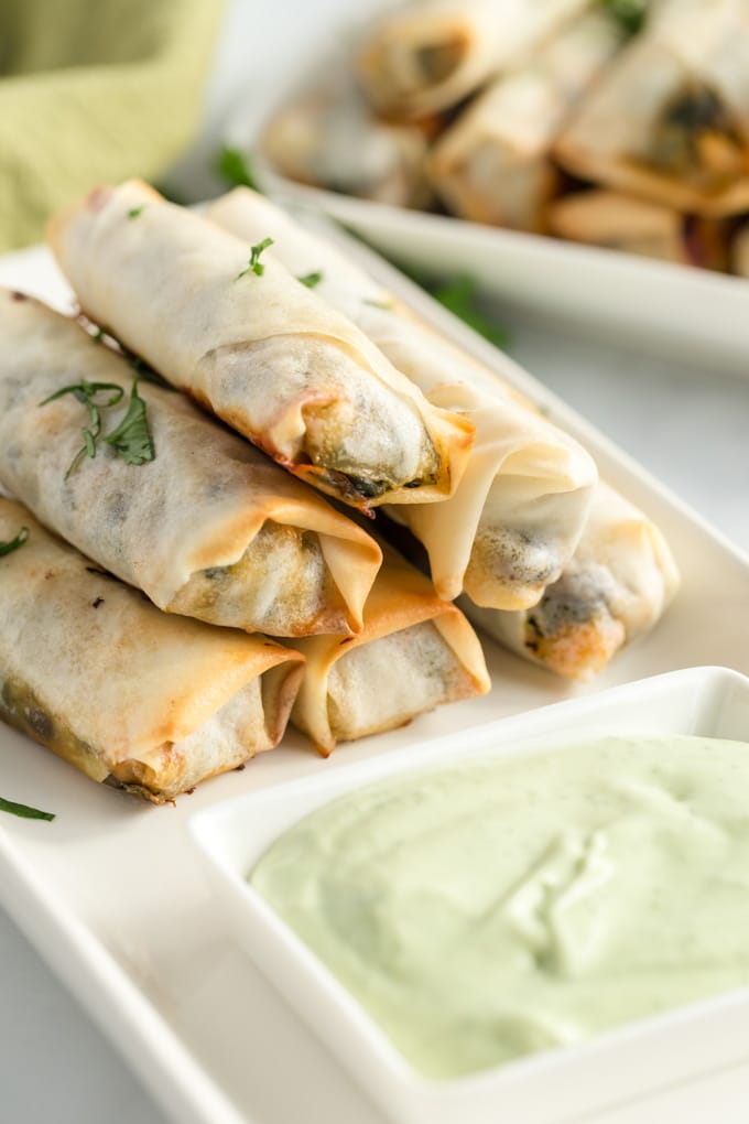 Baked Southwestern Egg Rolls