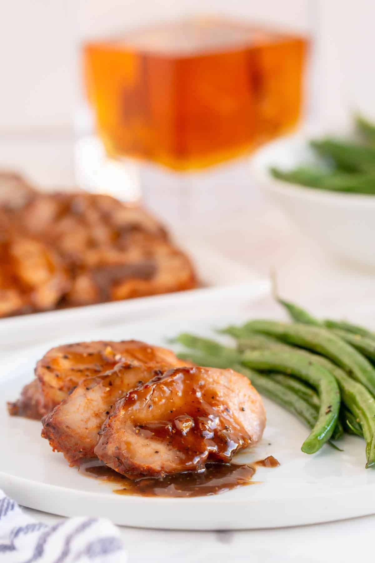 Whiskey Glazed Pork Tenderloin