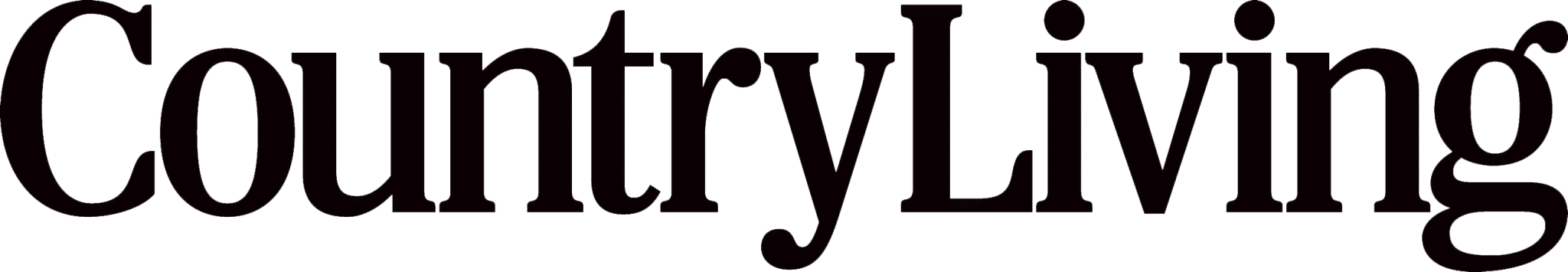 the words "country living" in black text.
